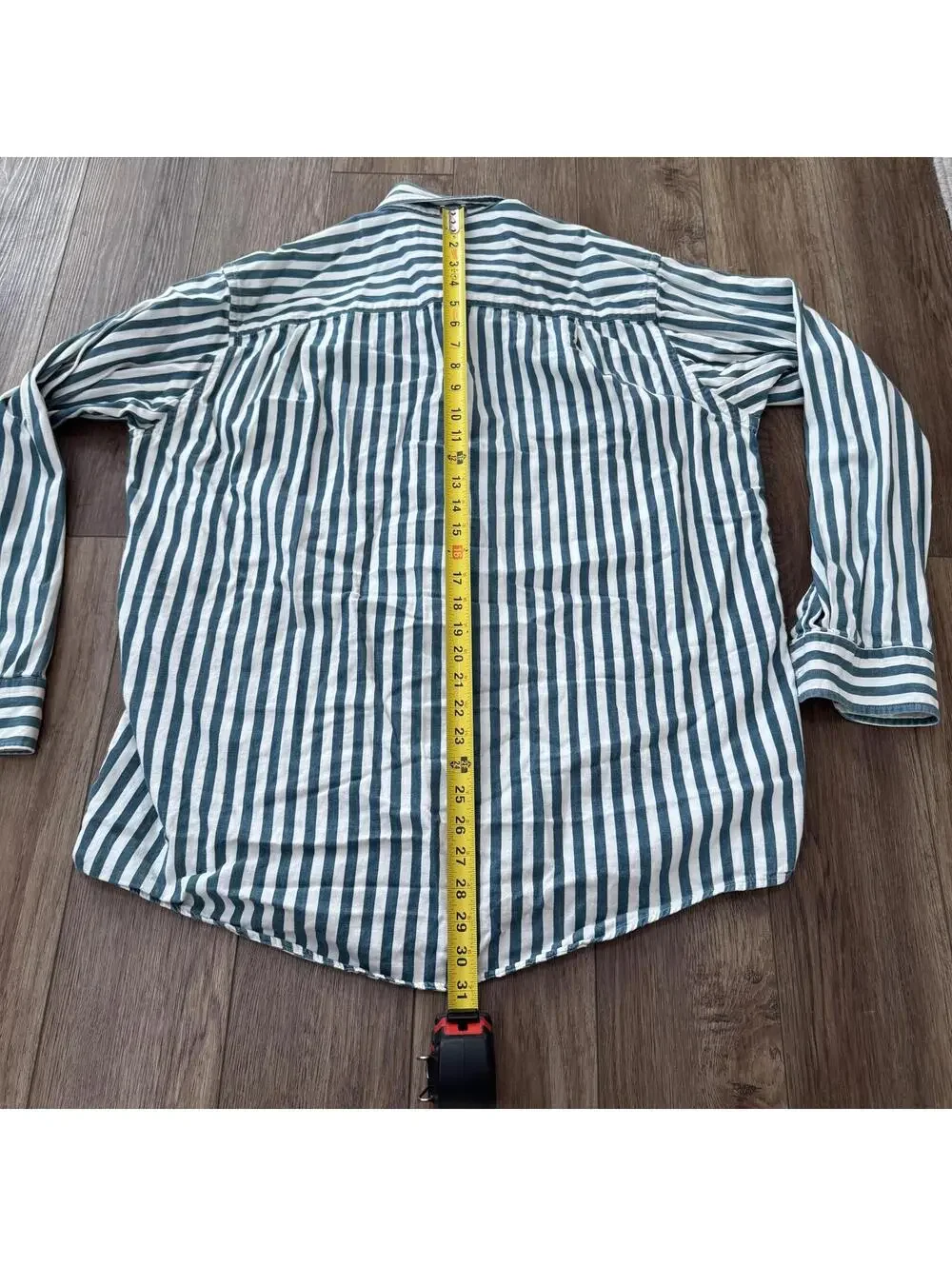 Vtg 90s Cabelas Striped Shirt Mens XL Made in USA Cotton